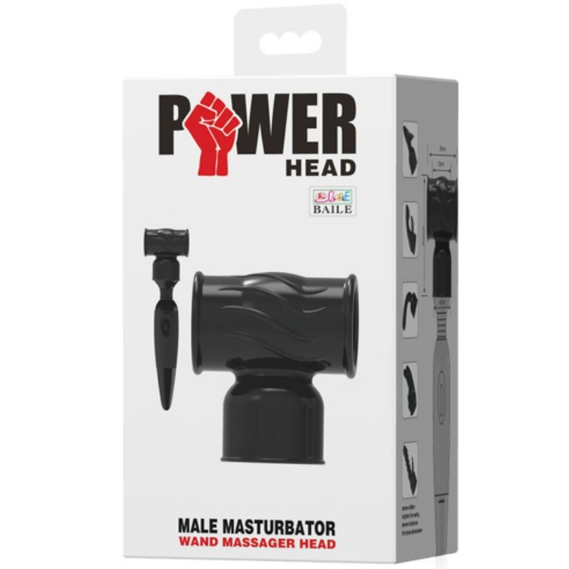 BAILE - TÊTE MASSANTE AMOVIBLE POUR MASSAGE MASCULIN