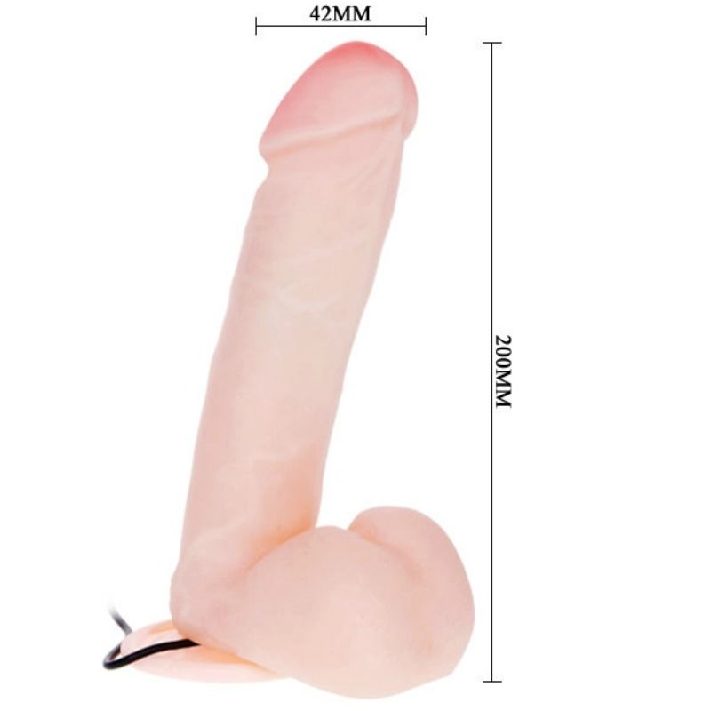 BAILE - DILDO RÉALISTE AVEC VIBRATION 20 CM