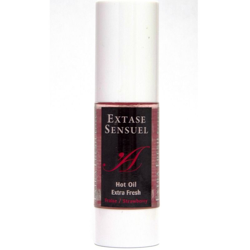 EXTASE SENSUALE - HUILE DE MASSAGE À L'EFFET FRAÎCHEUR FRAISE 30 ML