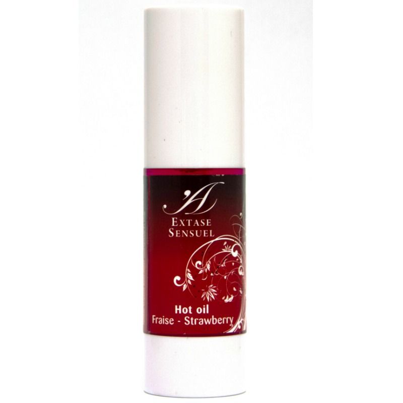 EXTASE SENSUAL - HUILE CHAUFFANTE STIMULANTE À LA FRAISE 30 ML