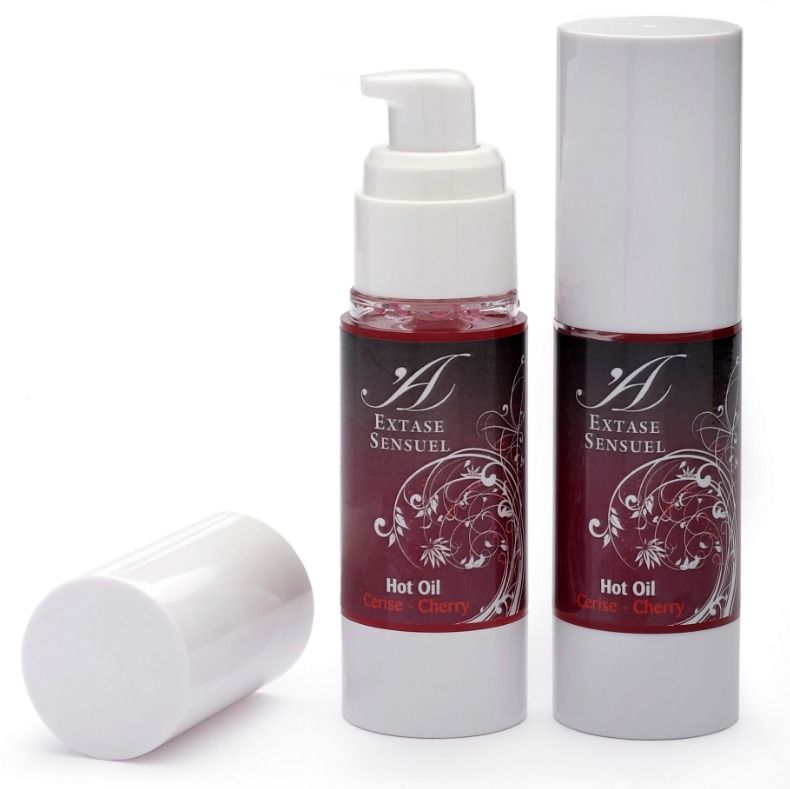 EXTASE SENSUELLE - HUILE STIMULANTE CHAUFFANTE CERISE 30 ML