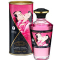 SHUNGA - HUILE DE MASSAGE EFFET CHAUFFANT, SAVEUR INTENSE FRAMBOISE, 100 ML