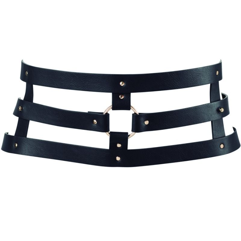 BIJOUX - CEINTURE INDISCRETS MAZE AVEC SANGLES NOIRE