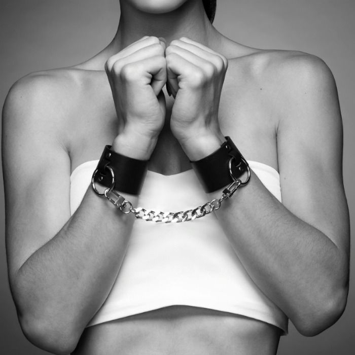 BIJOUX INDISCRETS MAZE - MENOTTES LARGES NOIRES