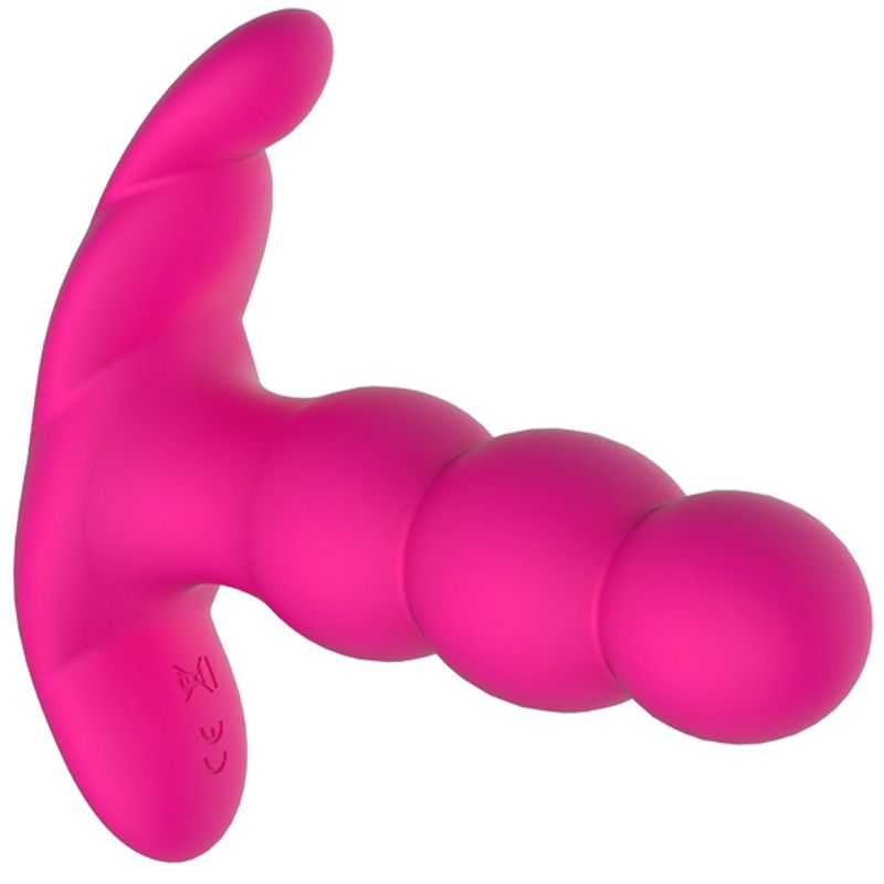NALONE - VIBREUR ANAL PERLÉ TÉLÉCOMMANDE NOIR