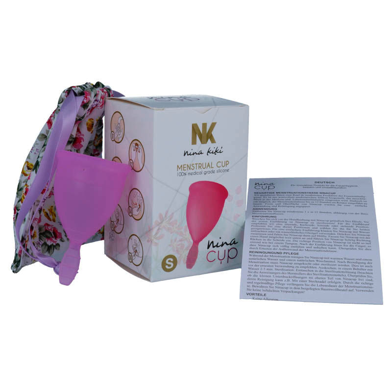 NINA KIKÍ - COUPE MENSTRUELLE LILA - TAILLE S