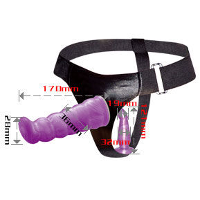 BAILE - GODEMICHET ANAL ET VAGINAL FEMME LILAS POINT G 17 CM