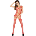 PASSION - WOMAN BS013 ROTER BODYSTOCKING, EINE GRÖSSE