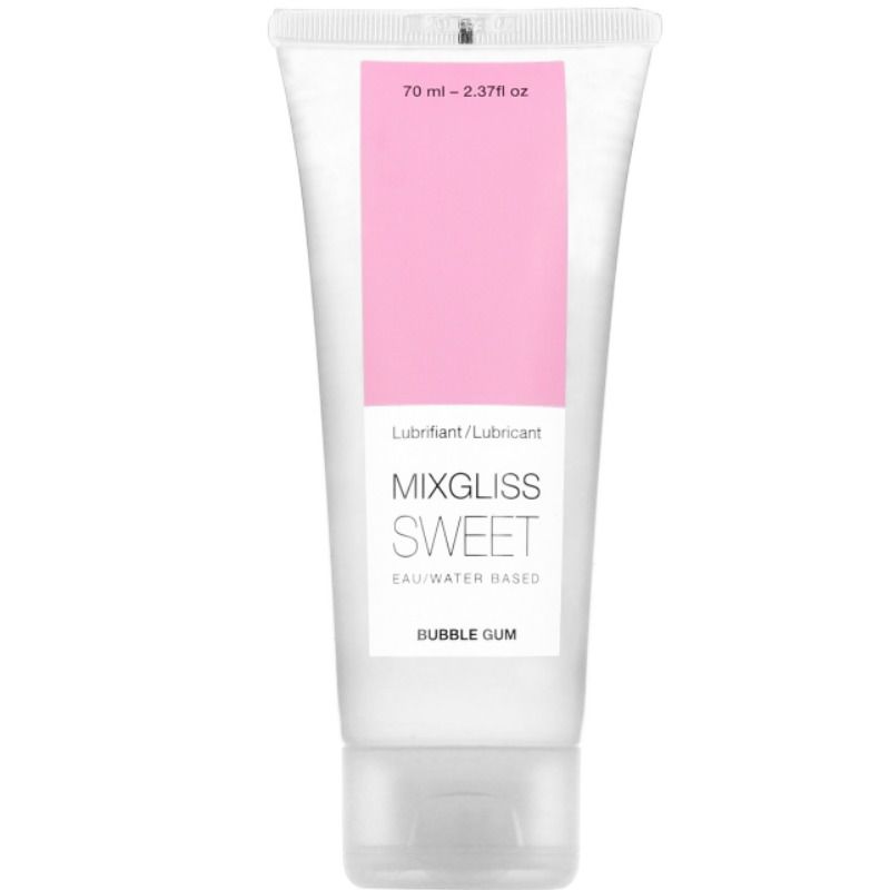 MIXGLISS - LUBRIFIANT À BASE D'EAU GOÛT CHEWING-GUM 70 ML