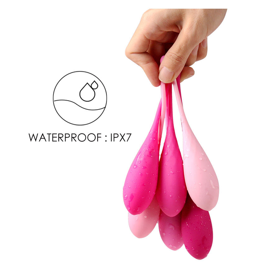 LESLIE - KEGEL FIT KIT D'ENTRAÎNEMENT DES MUSCLES DU PLANCHER PELVIEN 6 PIÈCES