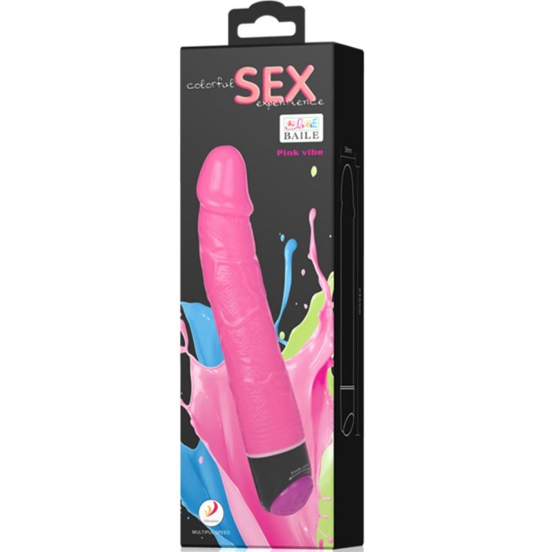 BAILE - VIBRATEUR RÉALISTE ROSE 23 CM