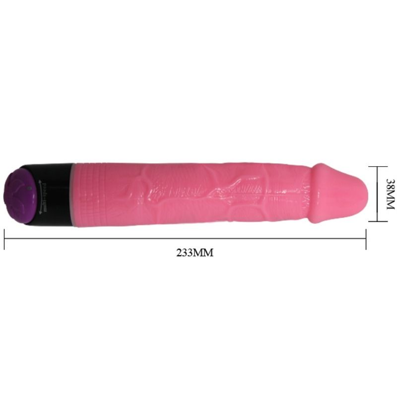 BAILE - VIBRATEUR RÉALISTE ROSE 23 CM