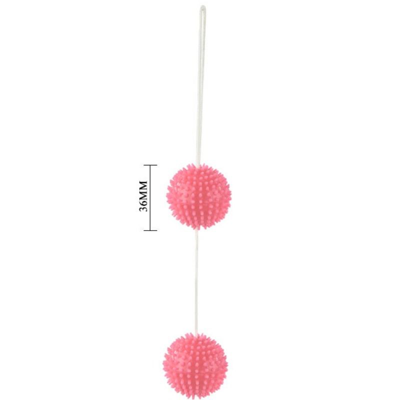 BAILE - BALLES ROSES STRUCTURÉES 3.6 CM. UN PLAISIR PROFOND