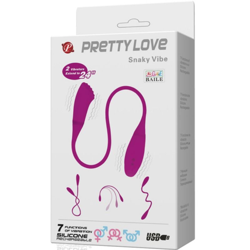 PRETTY LOVE - VIBREUR SMART SNAKY VIBE 2 MOTEURS