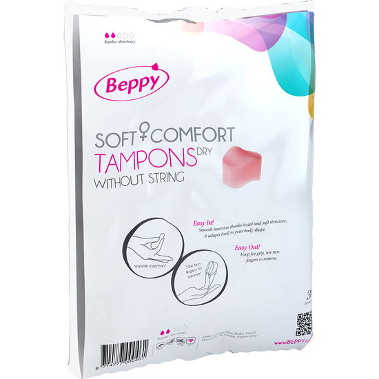 BEPPY - TAMPONS SOUPLES CONFORT SECS 30 PIÈCES