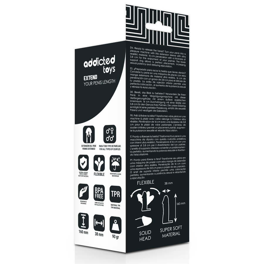 ADDICTED TOYS - ALLONGENT VOTRE PÉNIS DE 16 CM