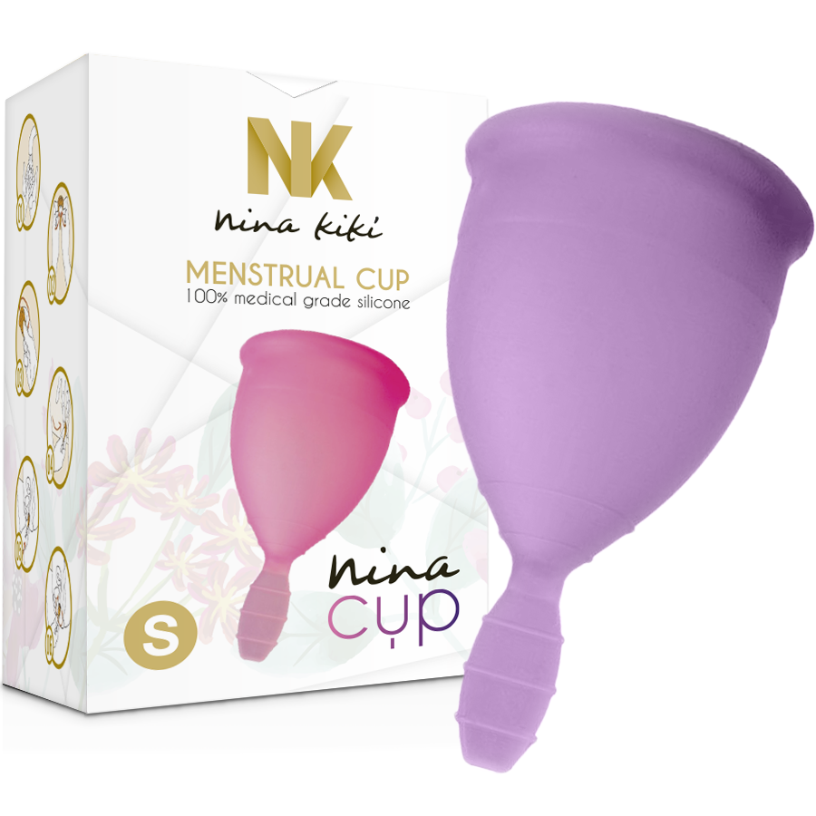 NINA KIKÍ - COUPE MENSTRUELLE LILA - TAILLE S