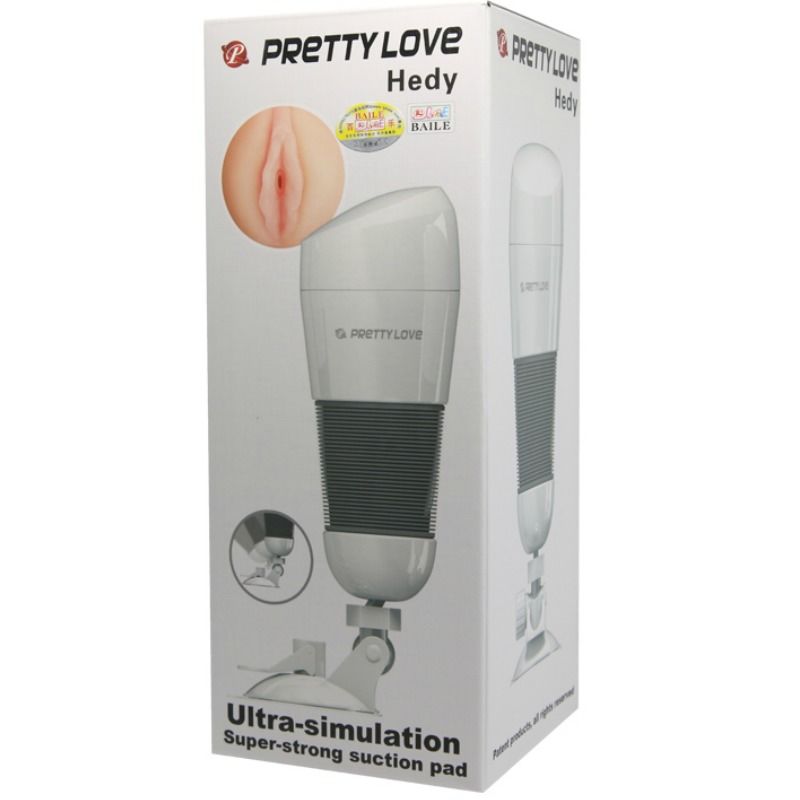 PRETTY LOVE - HEDY MASTURBATEUR VAGINAL BLANC