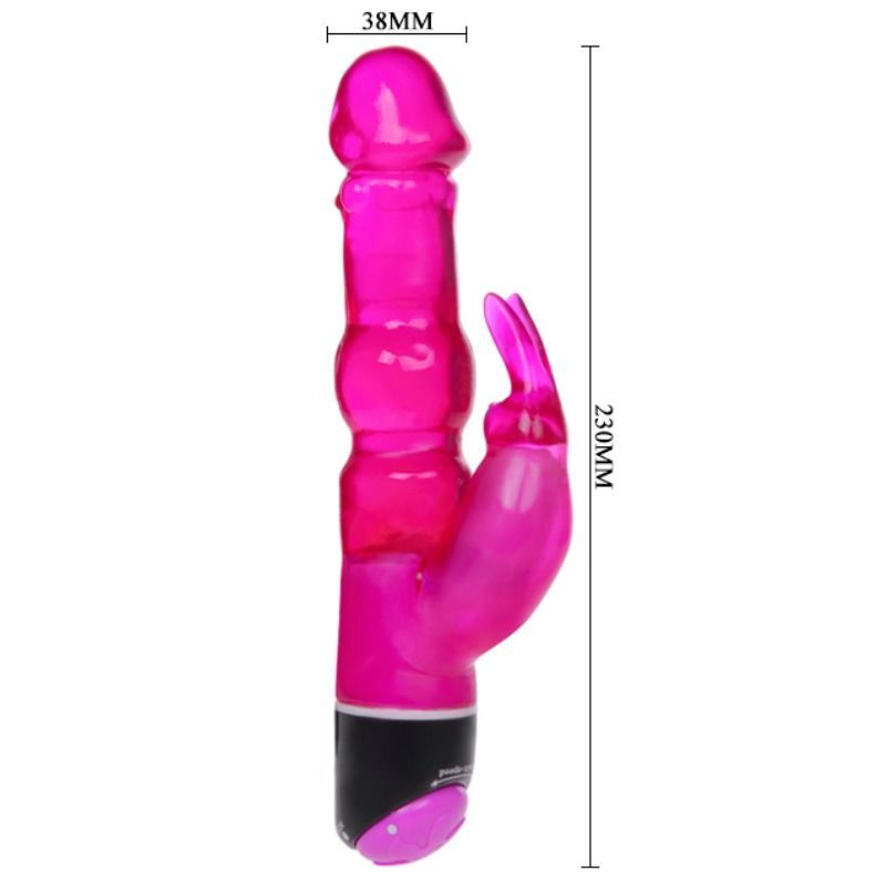 BAILE - VIBRATEUR FANTAISIE VAGUES DE PLAISIR AVEC LAPIN LILAS 23 CM