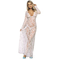 SUBBLIME DRESSES - ROBE LONGUE MANCHES LONGUES BLANC L/XL