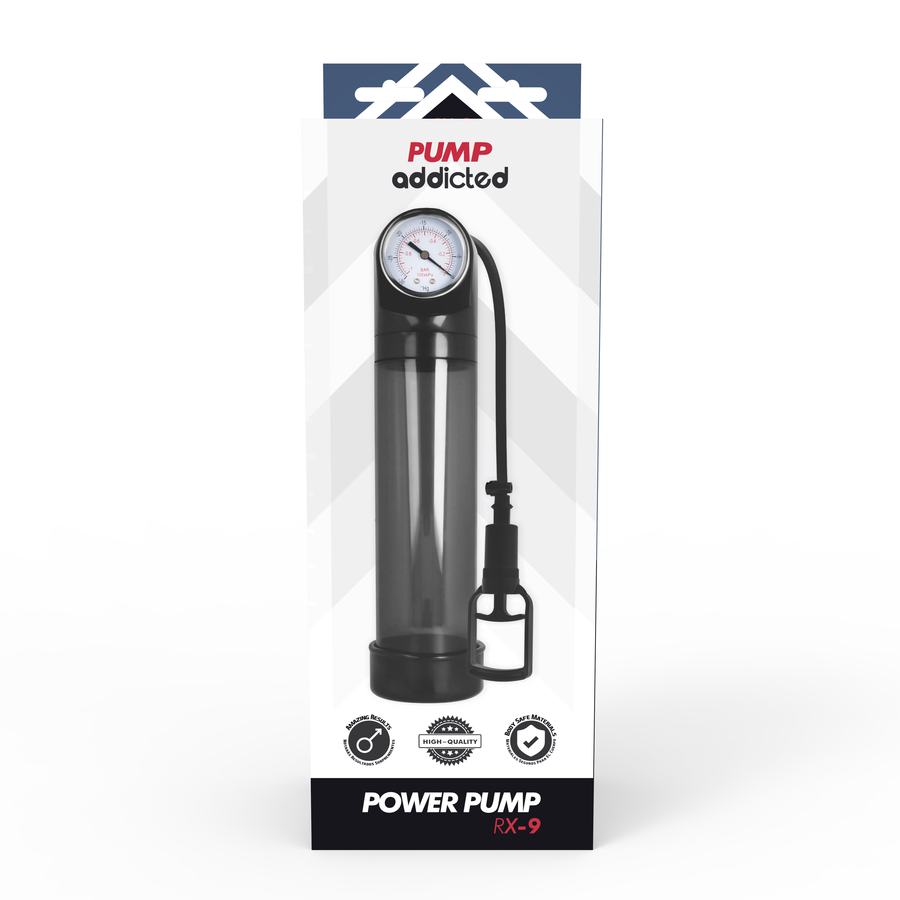 PUMP ADDICTED - POMPE À ÉRECTION RX9 TRANSPARENTE