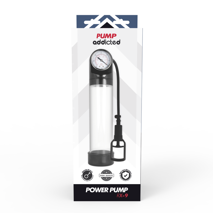 PUMP ADDICTED - POMPE À ÉRECTION RX9 TRANSPARENTE