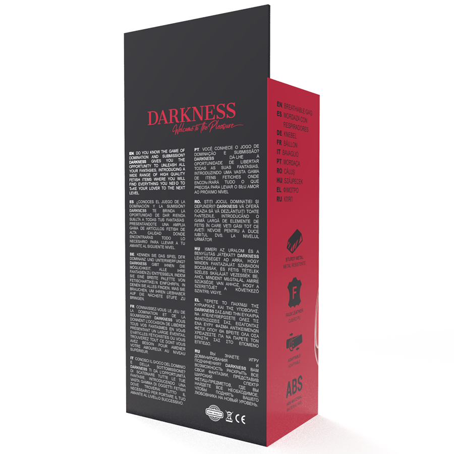 DARKNESS - BAILLON RESPIRANT ROUGE
