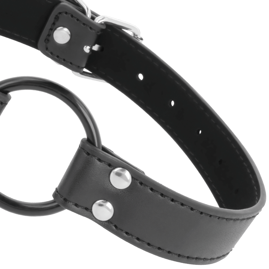 TÉNÈBRES - BÂILLON AVEC ANNEAU DE 3,6 CM DE DIAMÈTRE