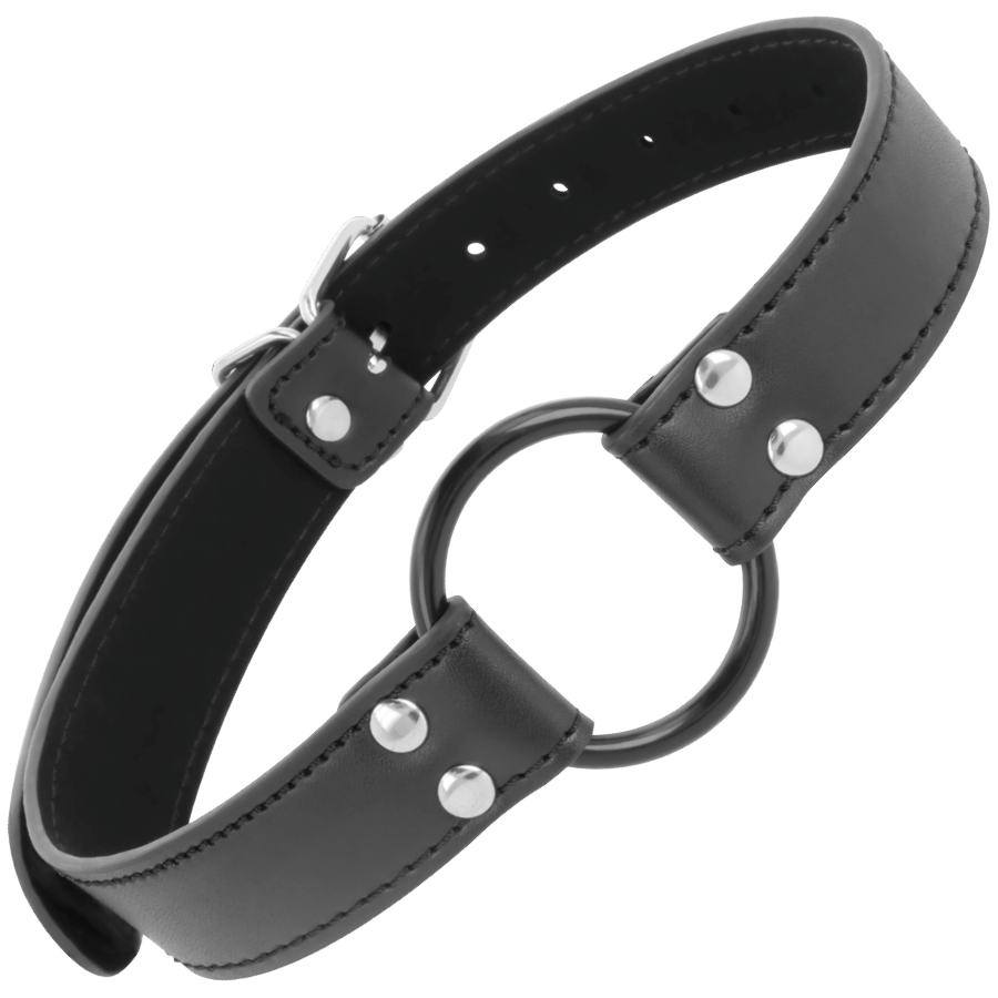 TÉNÈBRES - BÂILLON AVEC ANNEAU DE 3,6 CM DE DIAMÈTRE