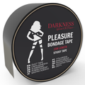 DARKNESS - RUBAN DE BONDAGE NOIR ADHÉSIF 15M