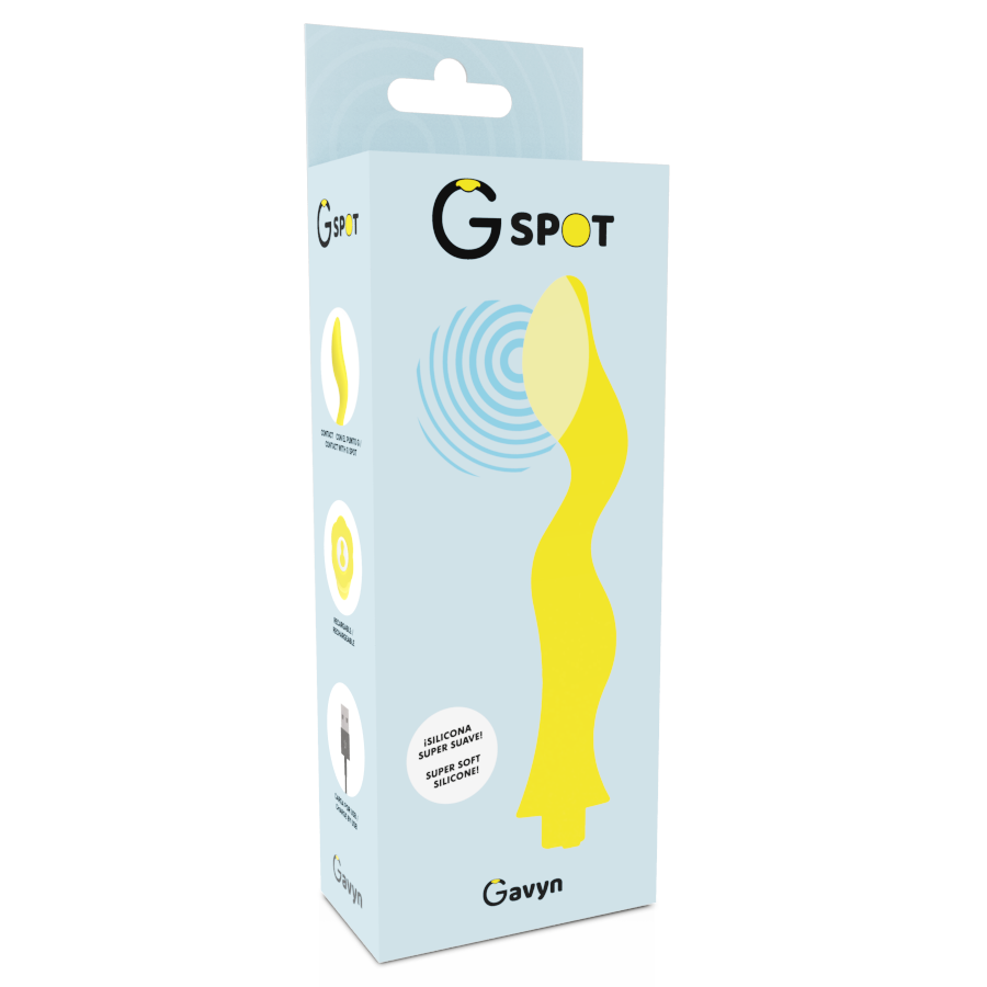 G-SPOT - VIBREUR G-SPOT GAVYN JAUNE