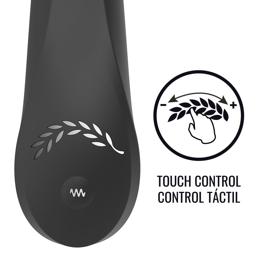 BLACK&SILVER - KEAN VIBRATEUR COMMANDE TACTILE