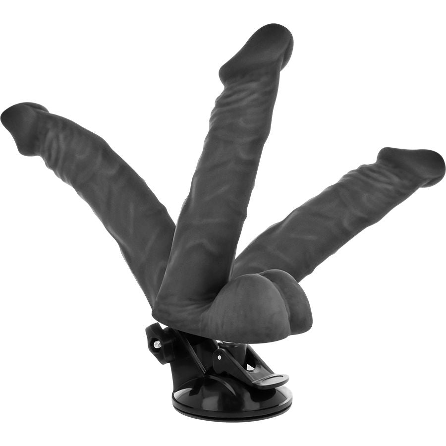 BASECOCK - VIBROMASSEUR RÉALISTE ARTICULÉ TÉLÉCOMMANDE NATUREL 20 CM -OU- 4.5 CM