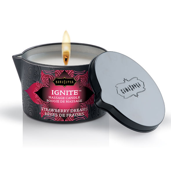 KAMASUTRA - BOUGIE DE MASSAGE STRAWBERRY DREAMS 170 GR