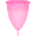 STERCUP - COUPE MENSTRUELLE EN SILICONE DE QUALITÉ ALIMENTAIRE ROSE - TAILLE L