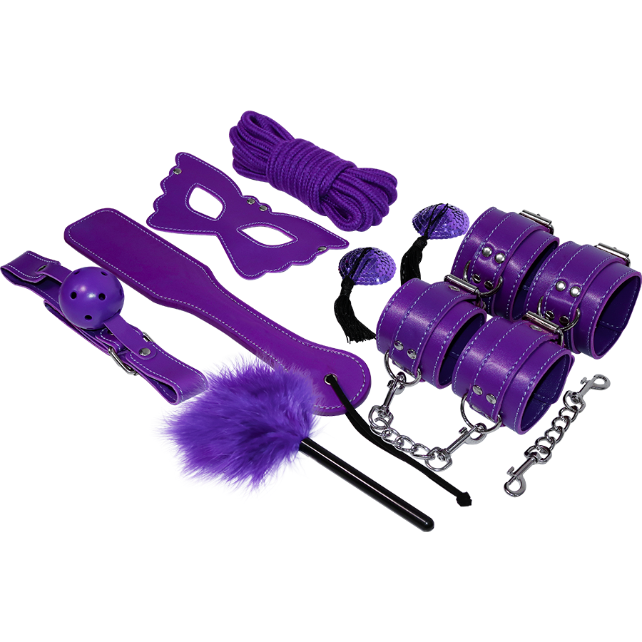 EXPERIENCE - KIT BDSM-FÉTICHE SÉRIE VIOLETTE