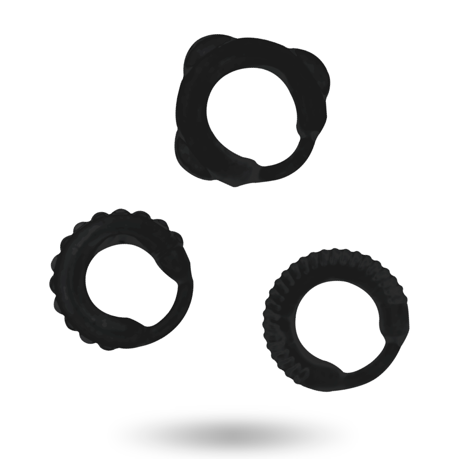 ADDICTED TOYS - C-RING-SET NOIR