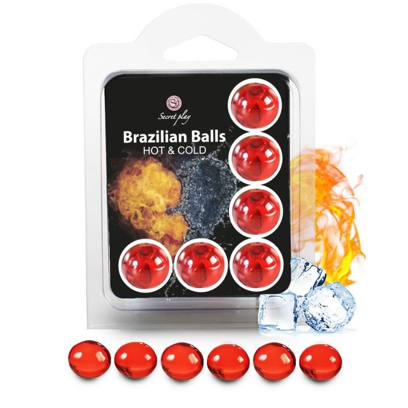 SECRETPLAY - SET DE 6 BOULES BRÉSILIENNES EFFET CHAUD ET FROID
