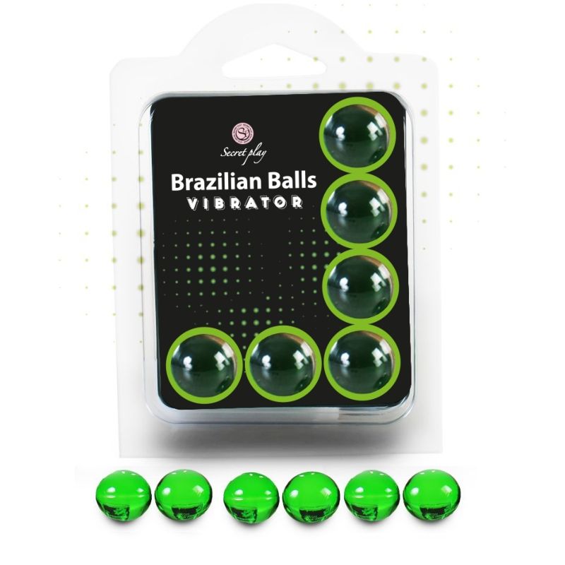 SECRETPLAY - COFFRET 6 BOULES VIBRANTES BRÉSILIENNES