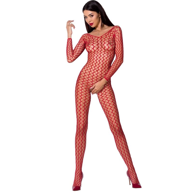 PASSION - WOMAN BS068 BODY BAS ROUGE TAILLE UNIQUE
