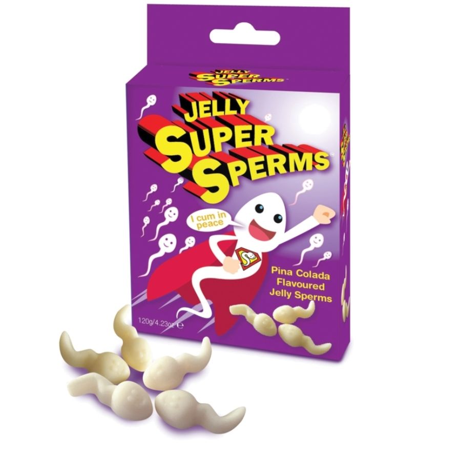 SPENCER & FLEETWOOD - JELLY SUPER SPERM GOMMES EN FORME DE SPERME 120 GR