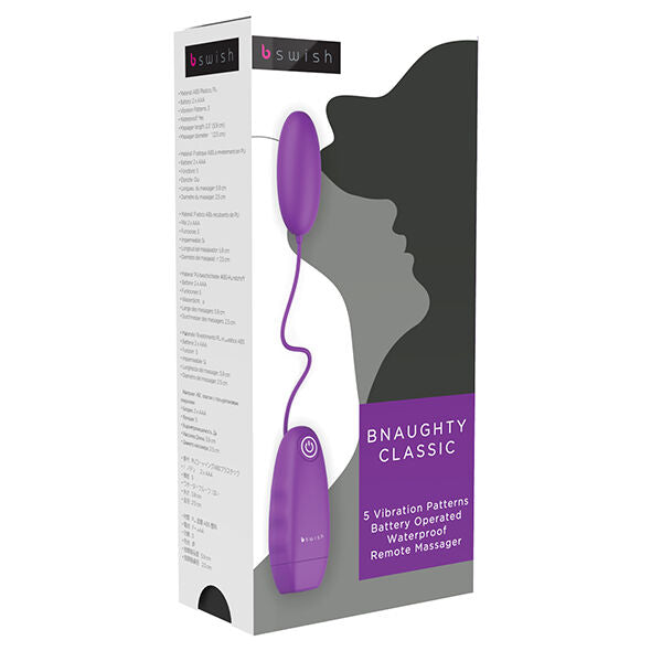 B SWISH - BNAUGHTY CLASSIC VIBREUR-BALLE VIOLET