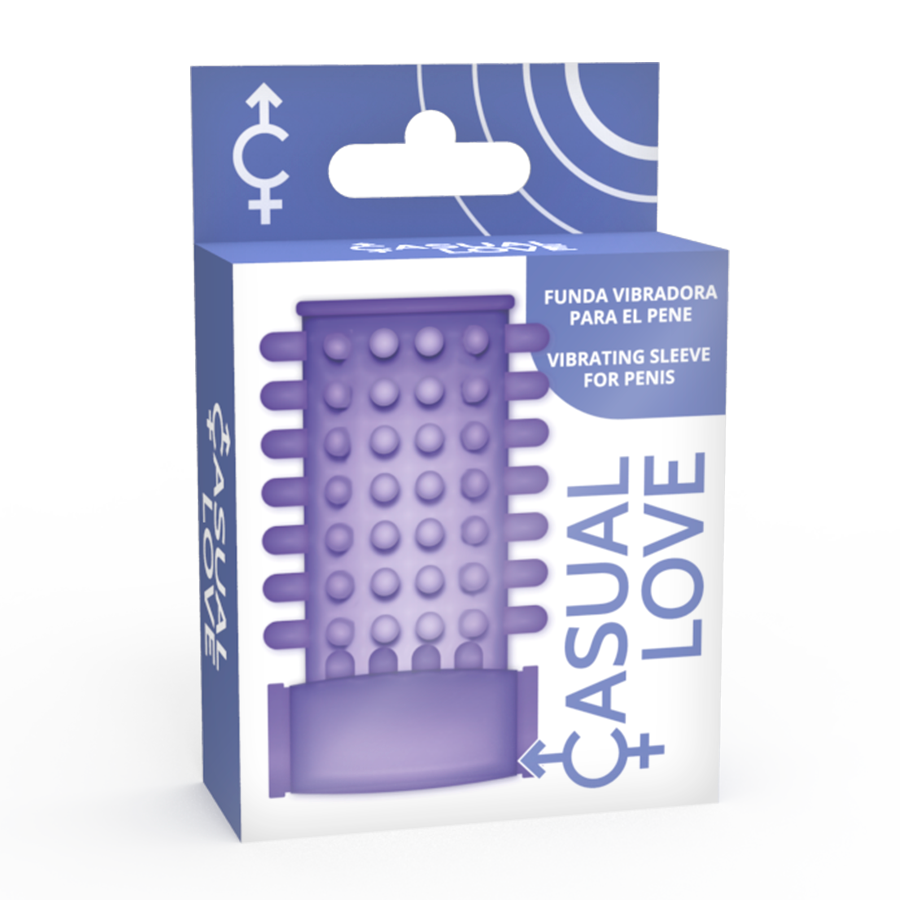 CASUAL LOVE - ANNEAU VIBRANT LILAS CACHE PÉNIS