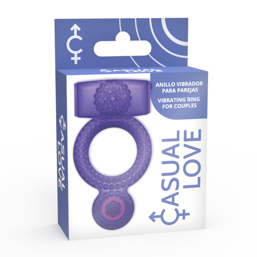 CASUAL LOVE - BAGUE DOUBLE DÉLICE VIOLETTE