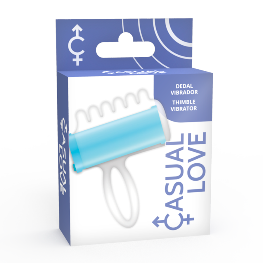 CASUAL LOVE - STIMULATEUR DE DOIGTS BLEU