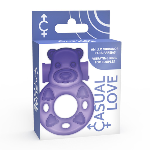 CASUAL LOVE - ANNEAU VIBRANT LAPIN LILAS 26