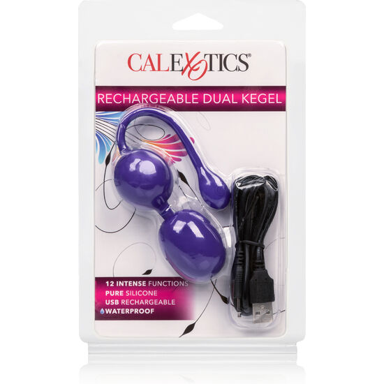 CALEXOTICS - DOUBLE CÔNE RECHARGEABLE VIOLET