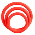 CALEXOTICS - LOT DE TROIS ANNEAUX ROUGE