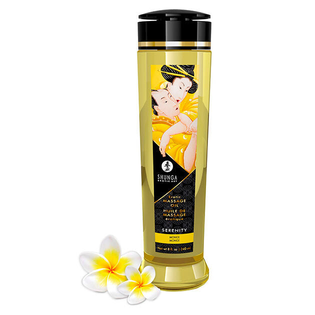 SHUNGA - SERENITY HUILE DE MASSAGE ÉROTIQUE 240 ML