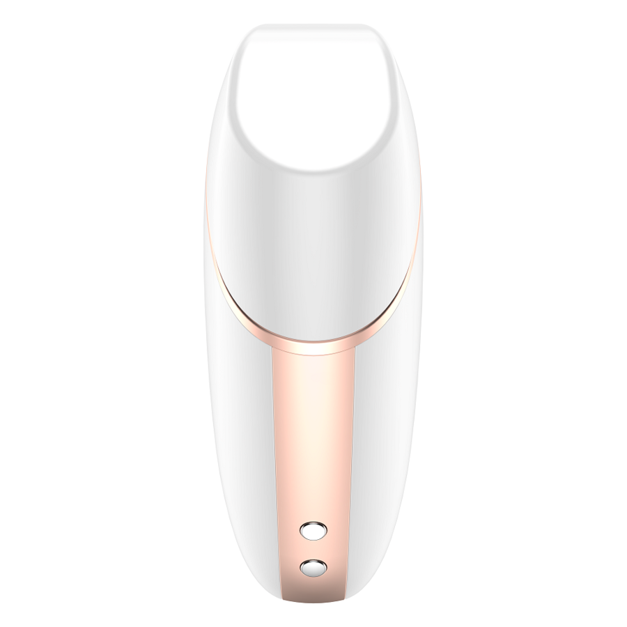SATISFYER LOVE TRIANGLE ESTIMULADOR Y VIBRADOR - BLANCO